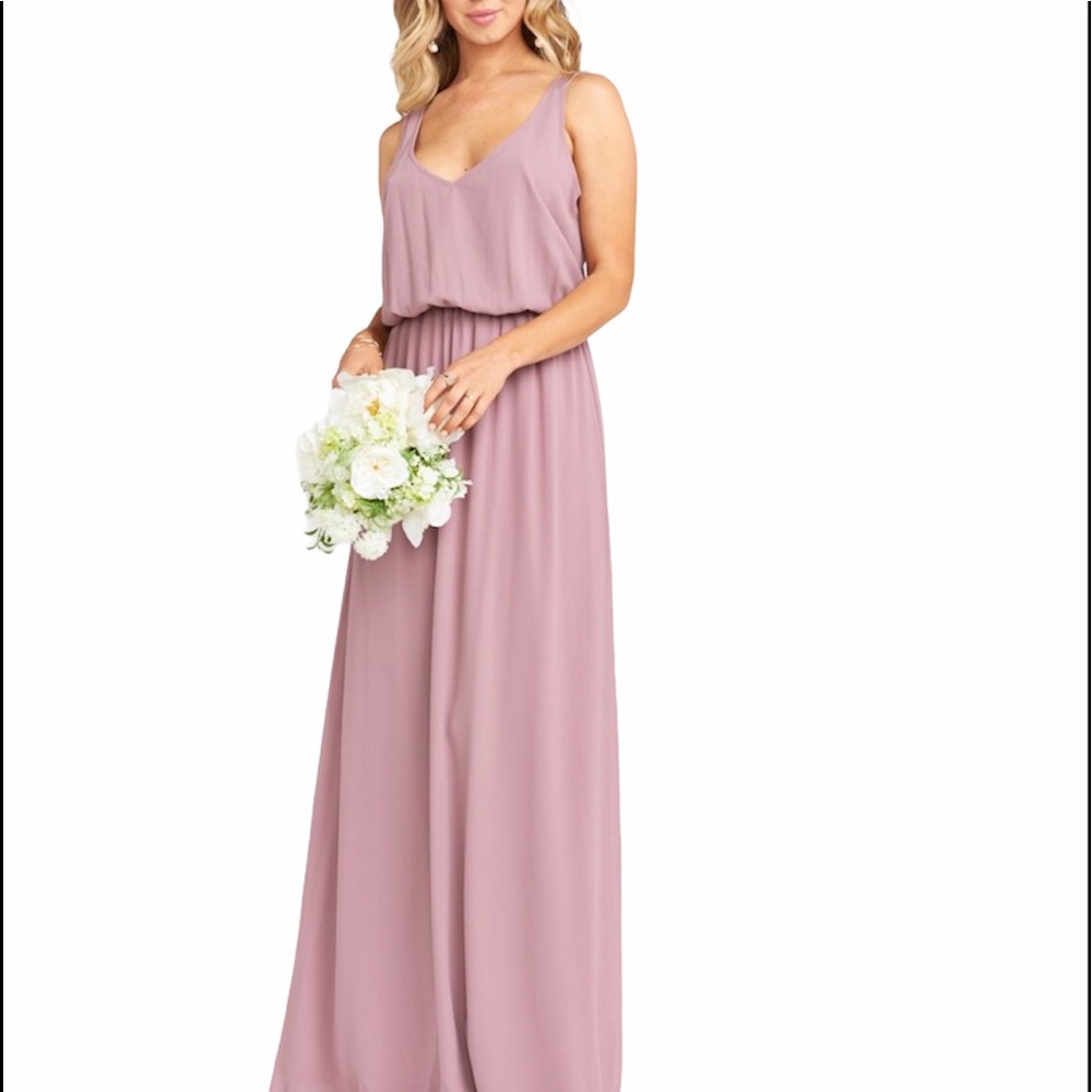 Show me your MuMu “Kendall” Maxi Dress, Pink Antique Rose / Mauve, S